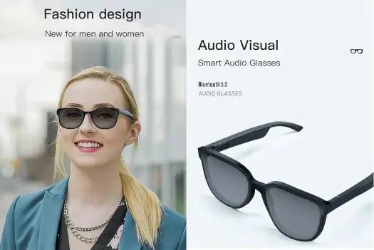 Wireless Bluetooth Smart Sunglasses UV400 Handsfree Calls Music Sports Glasses