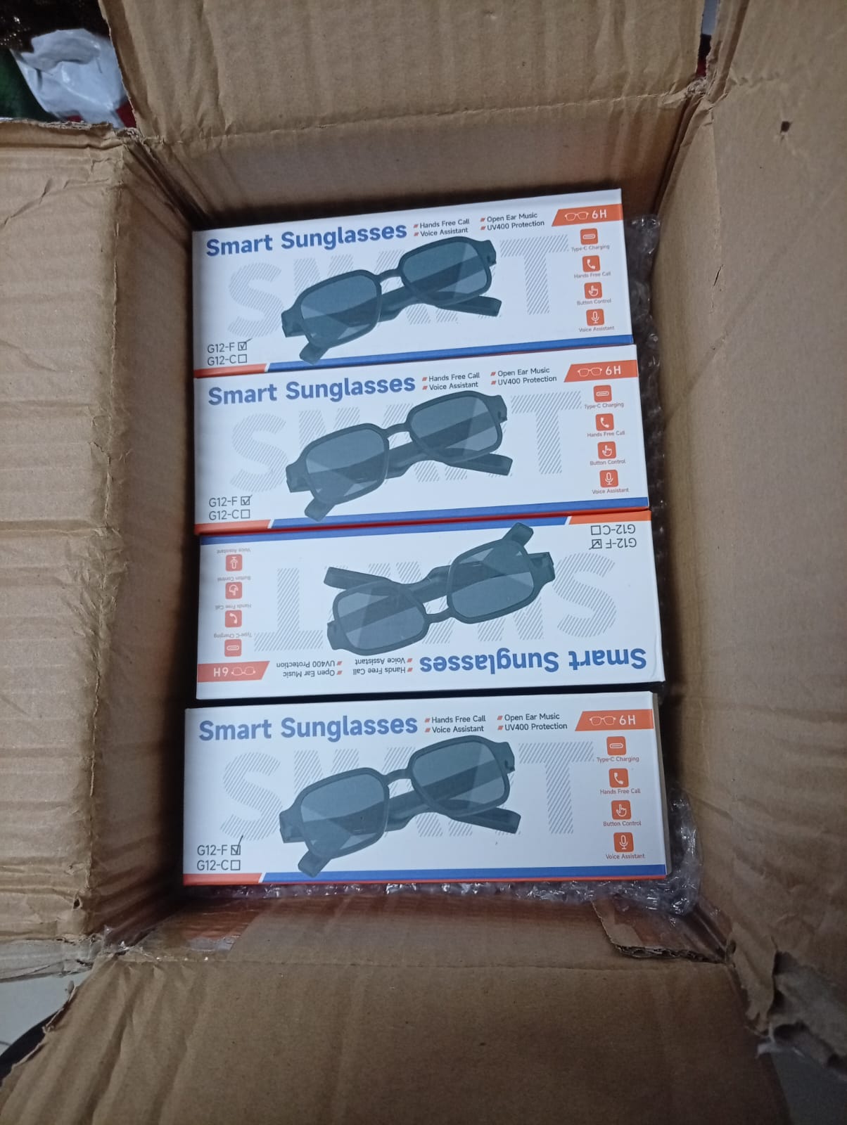 Smart Audio Bluetooth Sunglasses (Wireless + UV Protection)