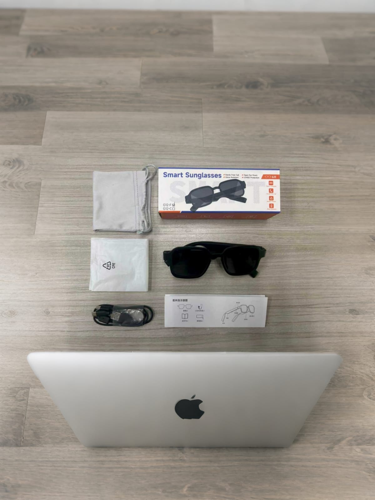 Smart Bluetooth Sunglasses Wireless Audio Calls UV Protection