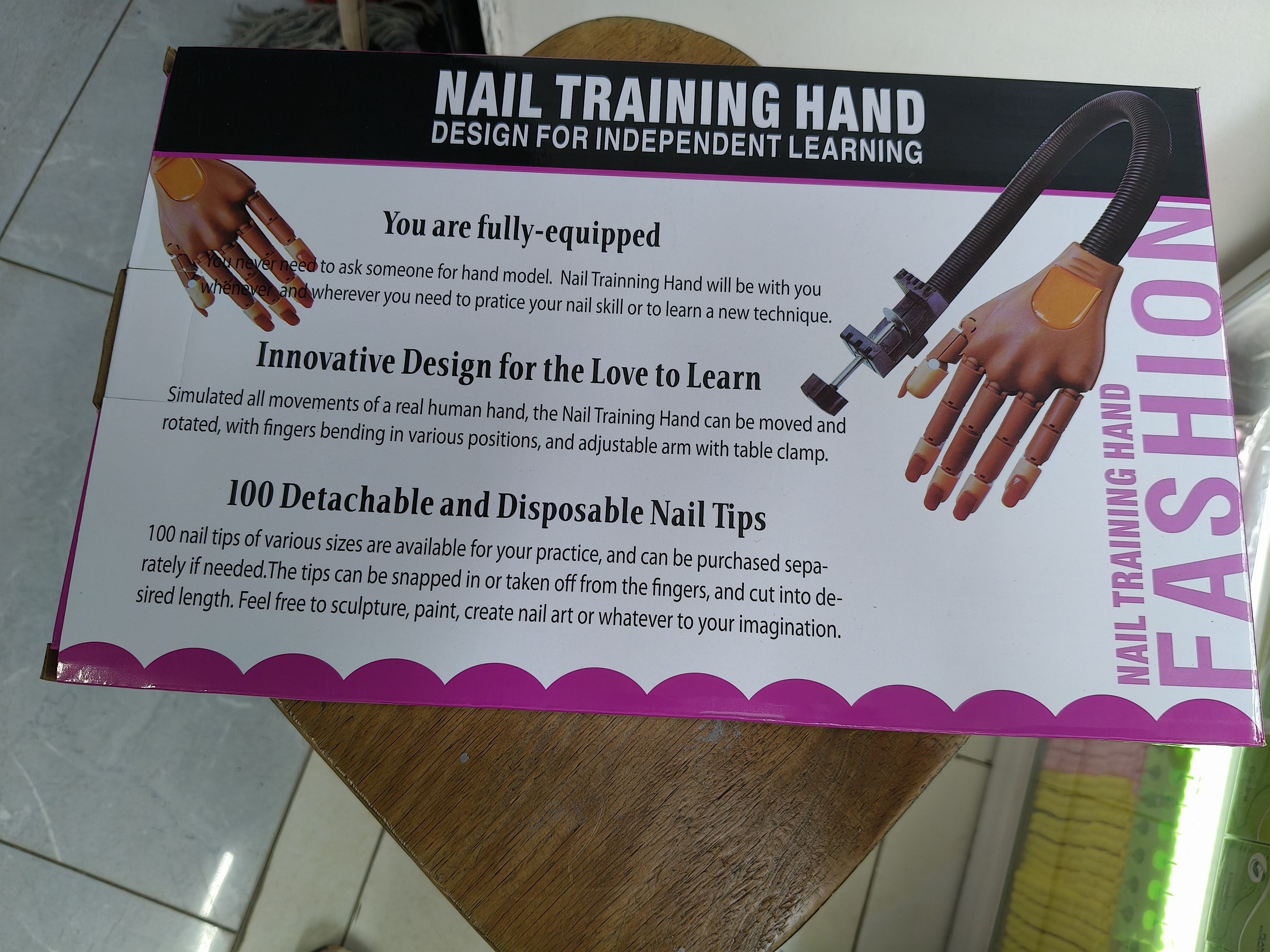 Practice Hand for Acrylic Nails Flexible Nail Practice Hands Training Movable Nail Maniquin Hand , Nail training hand Dummy Mannequin pedicure manicure tools accessories gel set