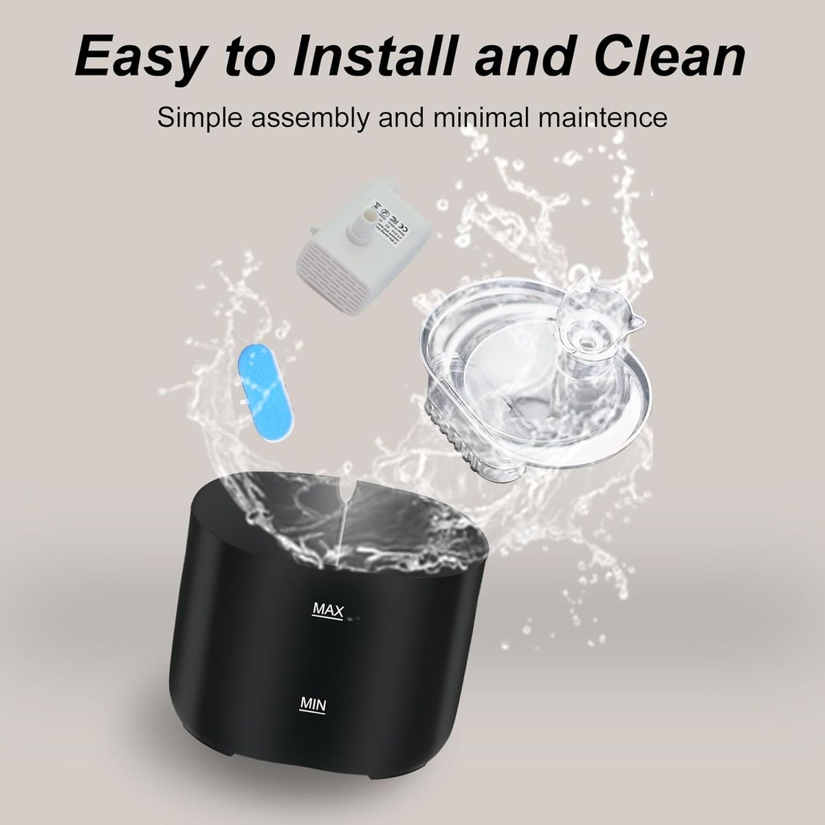 Cat Automatic Water Dispenser Circulating Intelligent Pet Feeder Silent Water Dispenser Flowing Dog Water Bowl