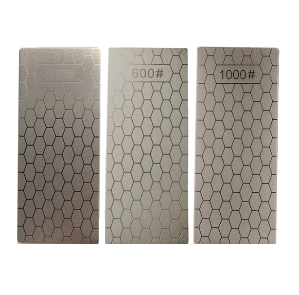 Manual Knife Sharpening Plates Set of 3 - 400,600,1000 Grit