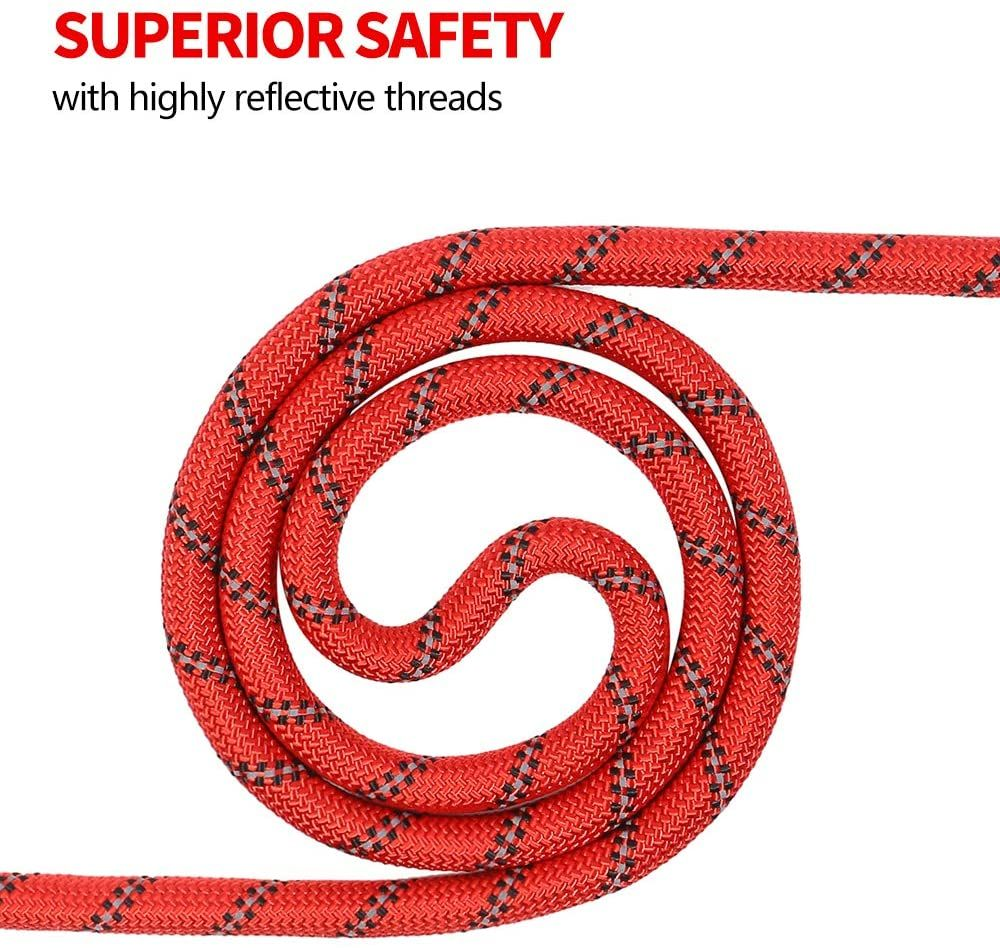 Reflective Heavy Duty Dog Leash, Soft Padded Handle Nylon Rope Dog Walking Leash with Durable Metal Clasp For Small Medium Large Dogs