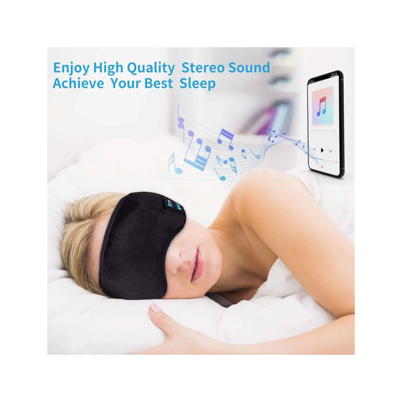 Bluetooth Music Eye Mask 5.0 Sleep Smart Wireless Full Shading