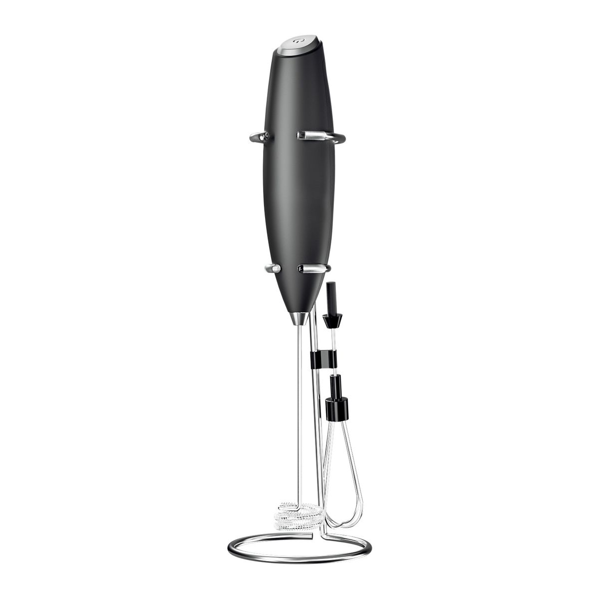Handheld Electric Milk Frother/Egg Beater with Stainless Steel Stand
