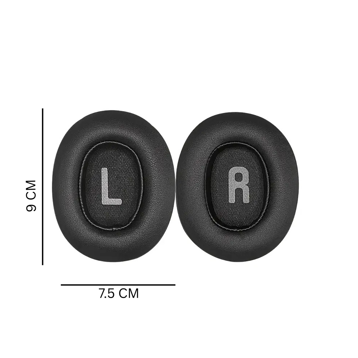 1 Pair Soft Foam Earmuffs For JBL Tune 700BT / 750BTNC Headset - Black