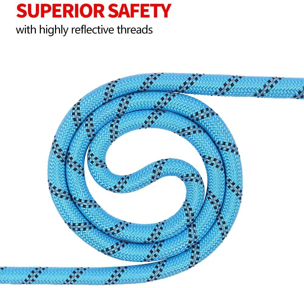 Reflective Heavy Duty Dog Leash, Soft Padded Handle Nylon Rope Dog Walking Leash with Durable Metal Clasp For Small Medium Large Dogs