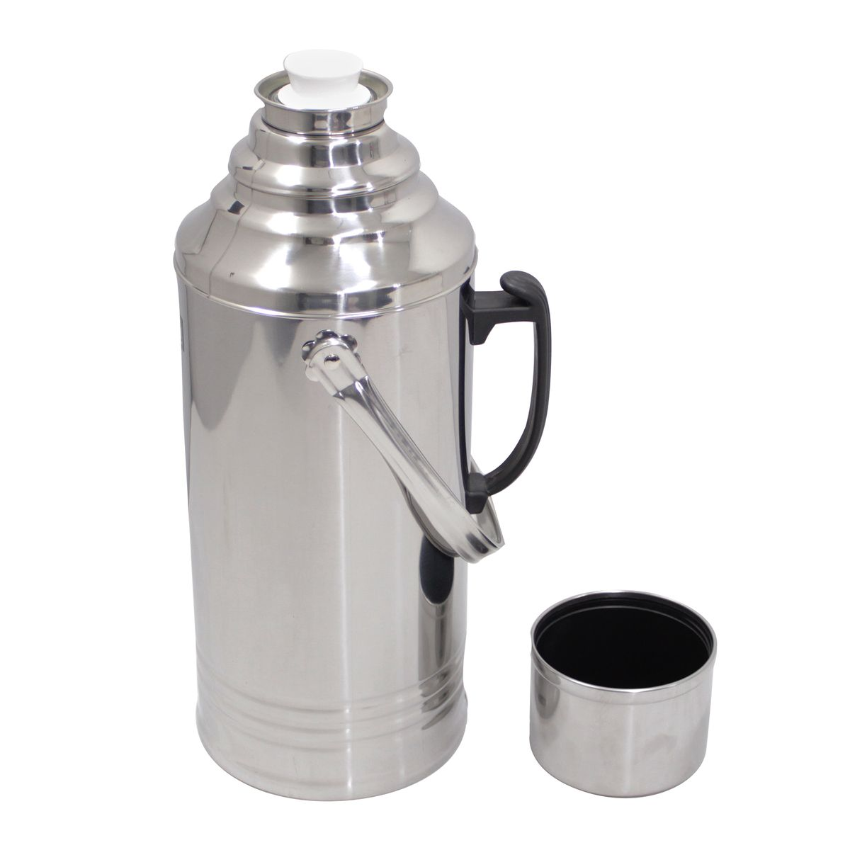 3.2 Liter Stainless Steel Glass-Inner Vacuum Insulated Flask & Carry Handle