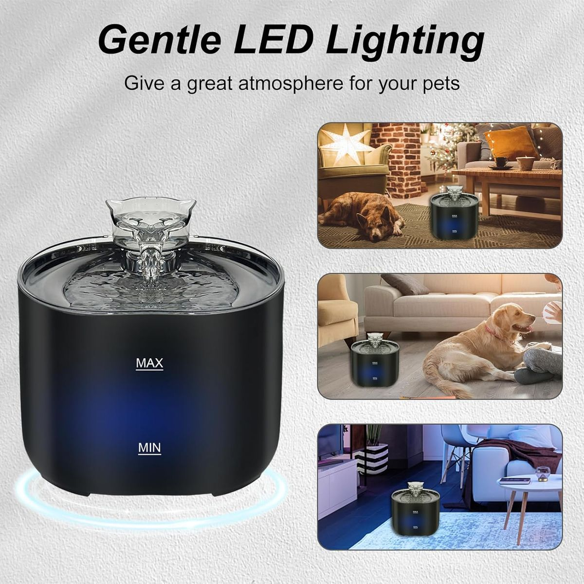 Cat Automatic Water Dispenser Circulating Intelligent Pet Feeder Silent Water Dispenser Flowing Dog Water Bowl