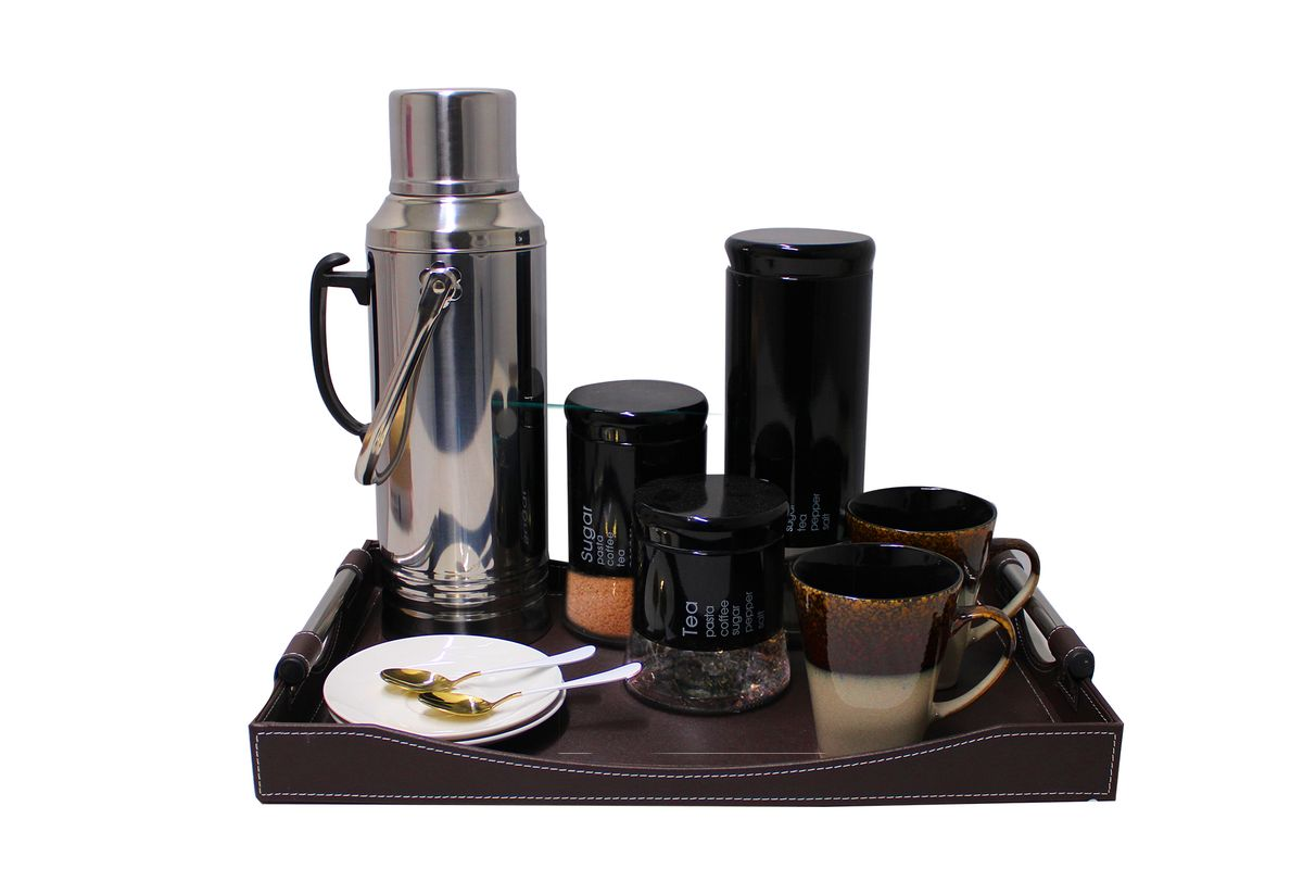 3.2 Liter Stainless Steel Glass-Inner Vacuum Insulated Flask & Carry Handle