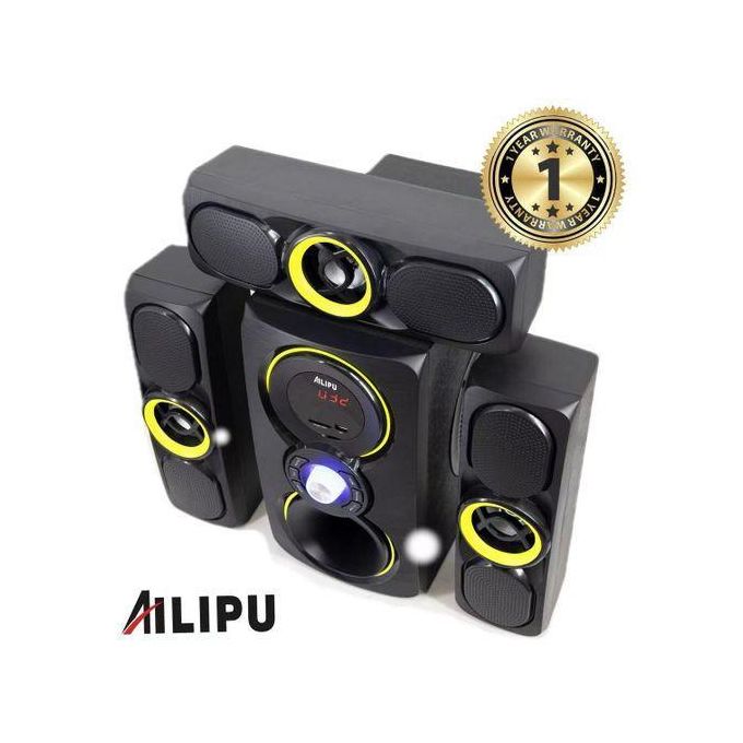 AILIPU 3.1 WOOFER Pro+ KL-6310AD woofer speaker system Multimedia Speaker Output Power 45W+15W*3 Subwoofer Bluetooth Cinema Home theater System Bluetooth Hi-Fi (1YR WRTY)