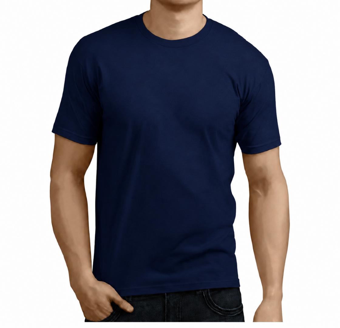 Men’s Classic Red Crew Neck T-Shirt – Casual Soft Cotton Plain Short Sleeve Tee for Everyday Wear