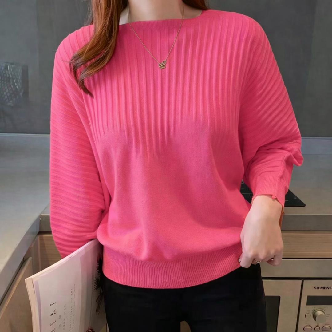 Trendy Ladies Fashion and elegant sweater with relaxed fit long sleeves and soft fabric designed for comfort and style perfect for casual outings work settings and effortless fashion looks