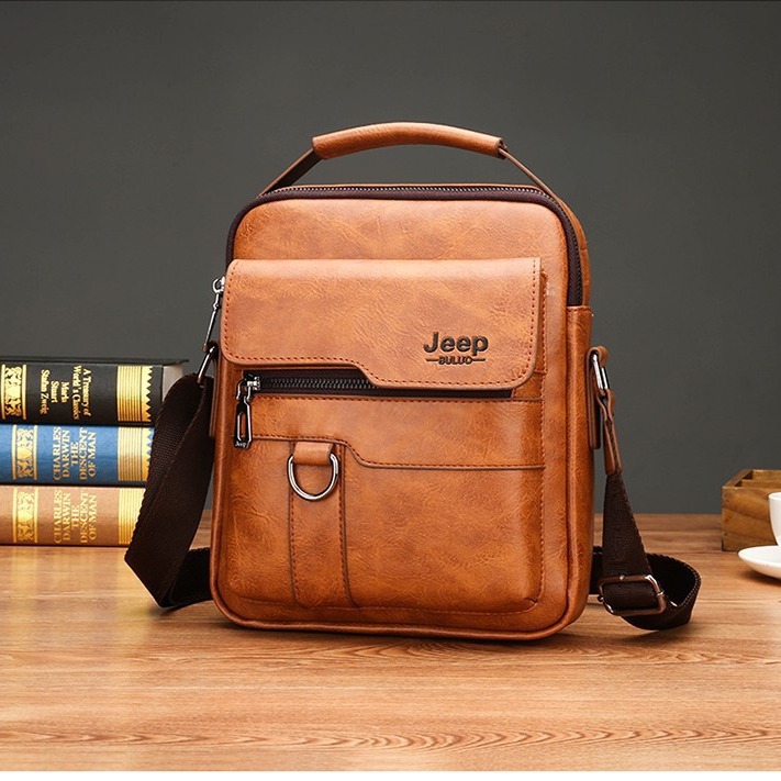 Men Bags Single Shoulder Bag Fashion Man Crossbody Bag Man Business Briefcase Messenger Bag Traveling Bag Shoulder PU Leather Cross-body Sling Bag Large Capacity Waterproof Bag