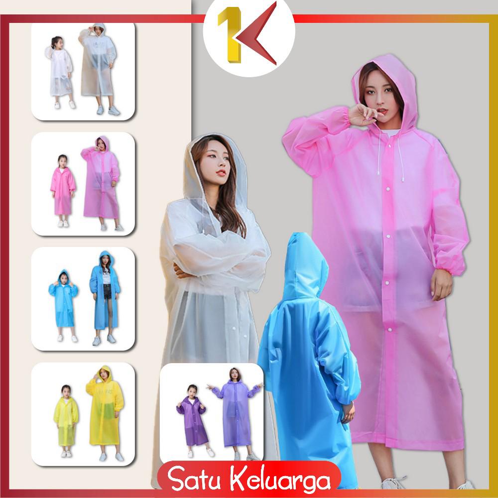 GOOD QUALITY Durable Lightweight generic unisex EVA material waterproof rain coat With Coat.