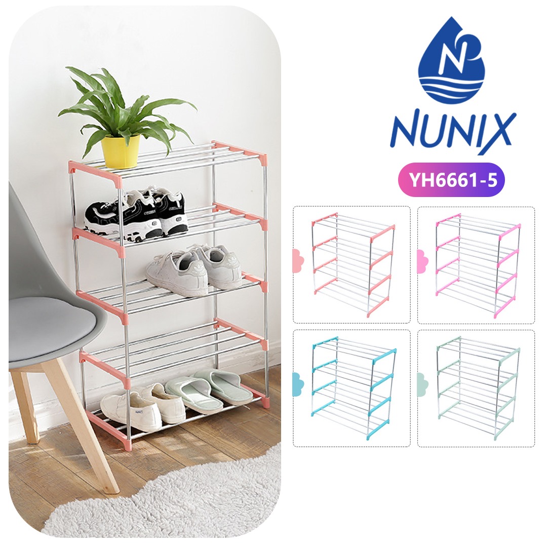 Latest Simple Assembly Shoe Rack Multi-Layer Storage Shelf Household Shoe Cabinet Stylish and Minimalist.
