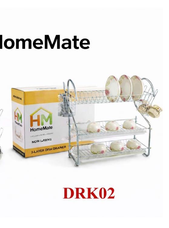 Keep your kitchen neat and well-organized with this 3-Layer Stainless Steel Dish Rack 🧼✨
Designed for durability and maximum storage, this rack helps you dry and store your dishes efficiently while s