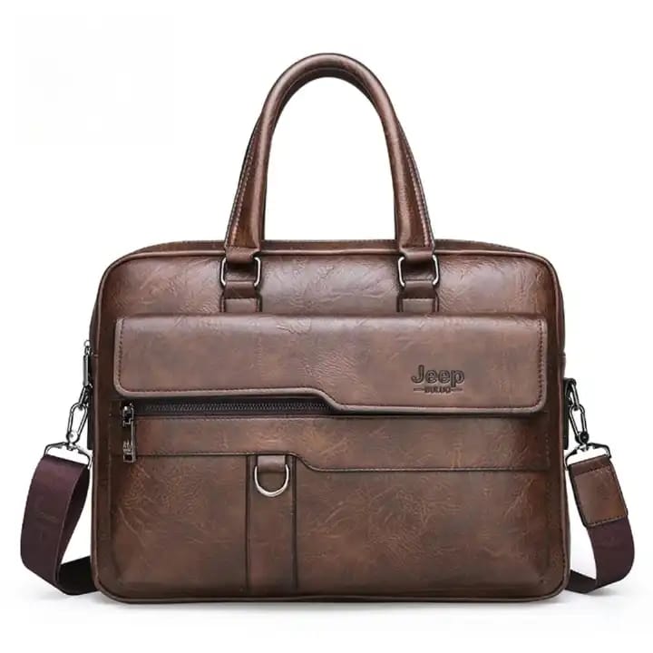 Jeep Boluo Leather Laptop Bag ✨💼
Upgrade your style and professionalism with this premium-quality laptop bag designed for everyday business and travel use!
☑️ Premium leather finish – stylish & durab