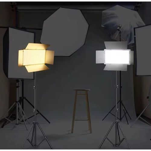 RL-1200 Professional LED Light Kit – Adjustable Brightness & Color Temperature 3200K–6500K – Photo & Video Lighting Panel 12 inch