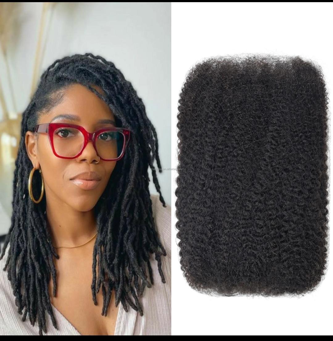 Afro Kinky Bulk Human Hair For Dreadlocks Extensions