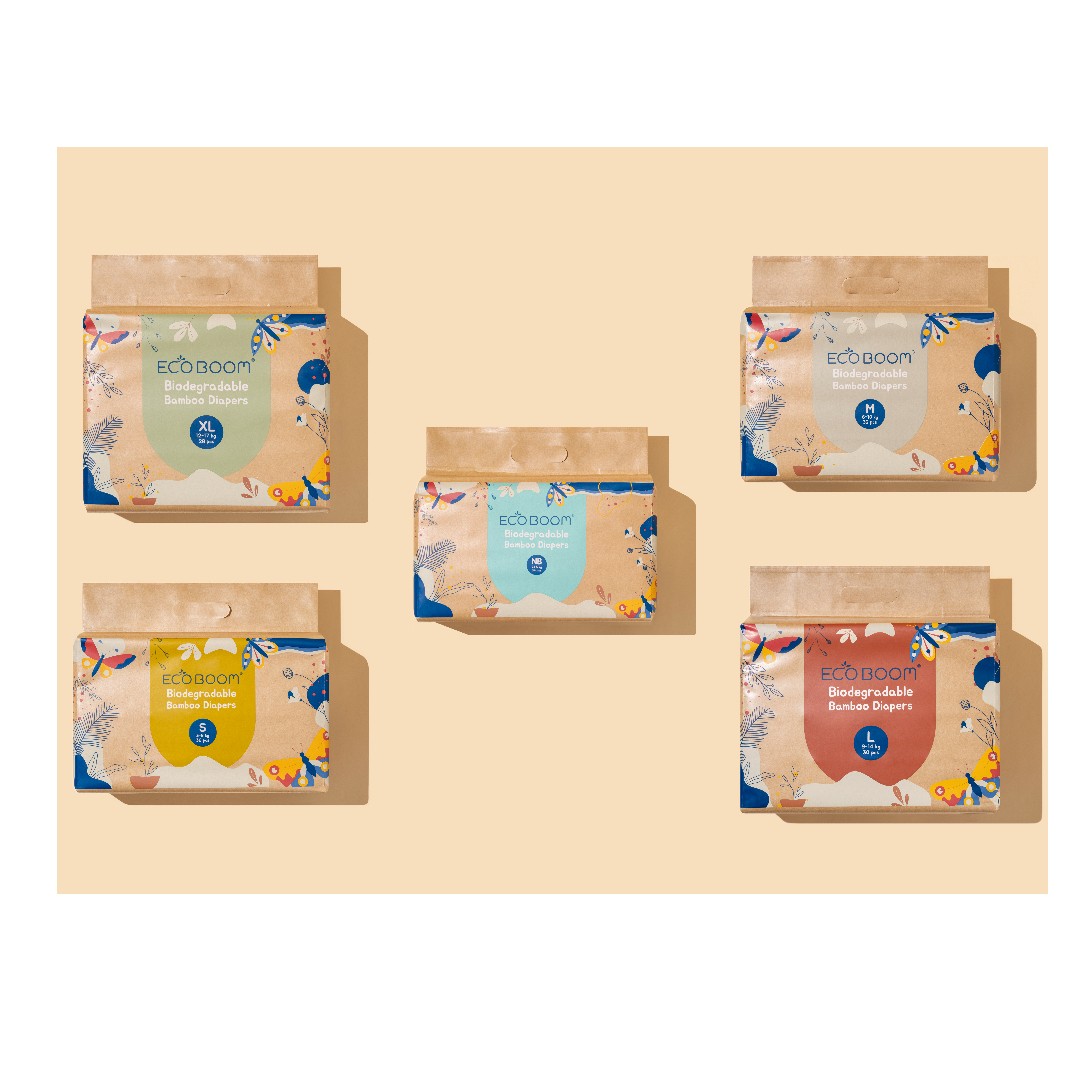 Eco Boom Biodegradable Bamboo Baby Diaper