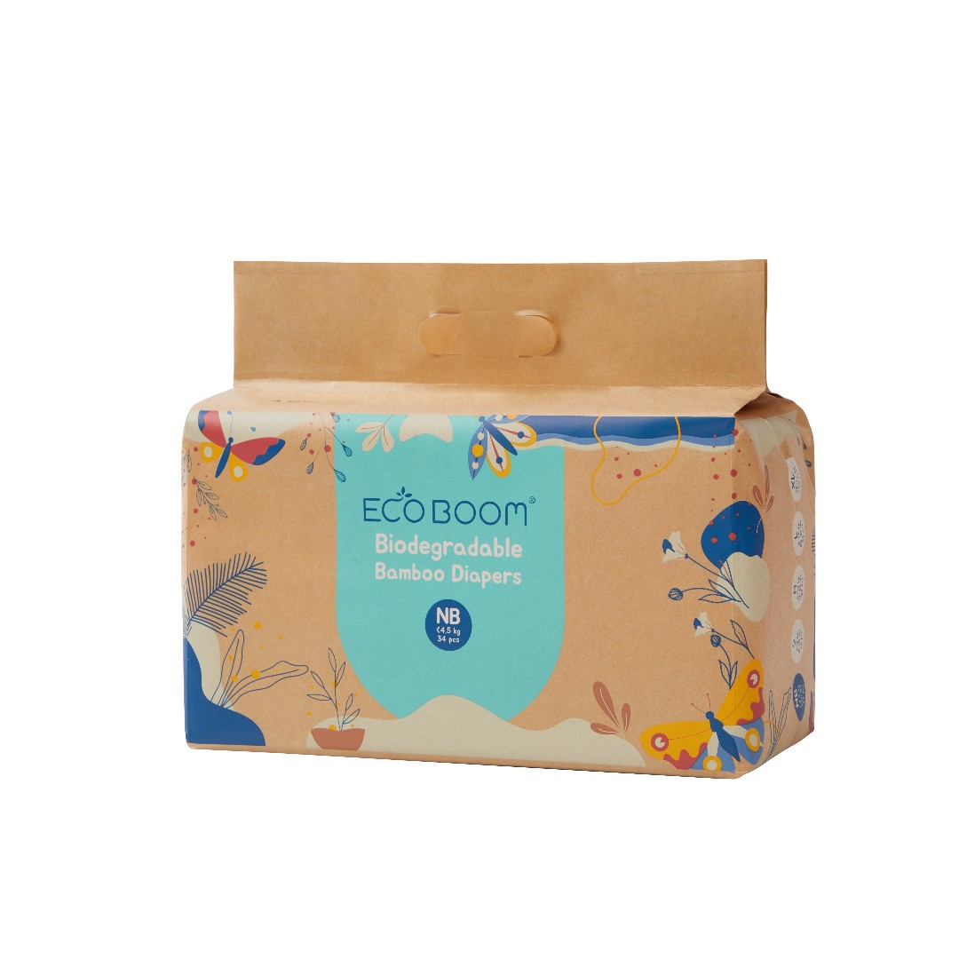 Eco Boom Biodegradable Bamboo Baby Diaper