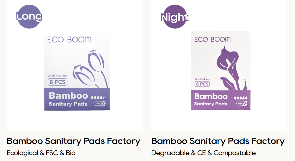 Eco Boom Bamboo Sanitary Pads