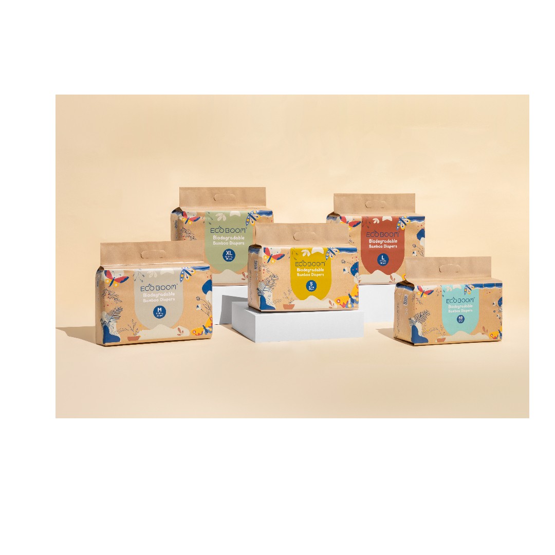 Eco Boom Biodegradable Bamboo Baby Diaper