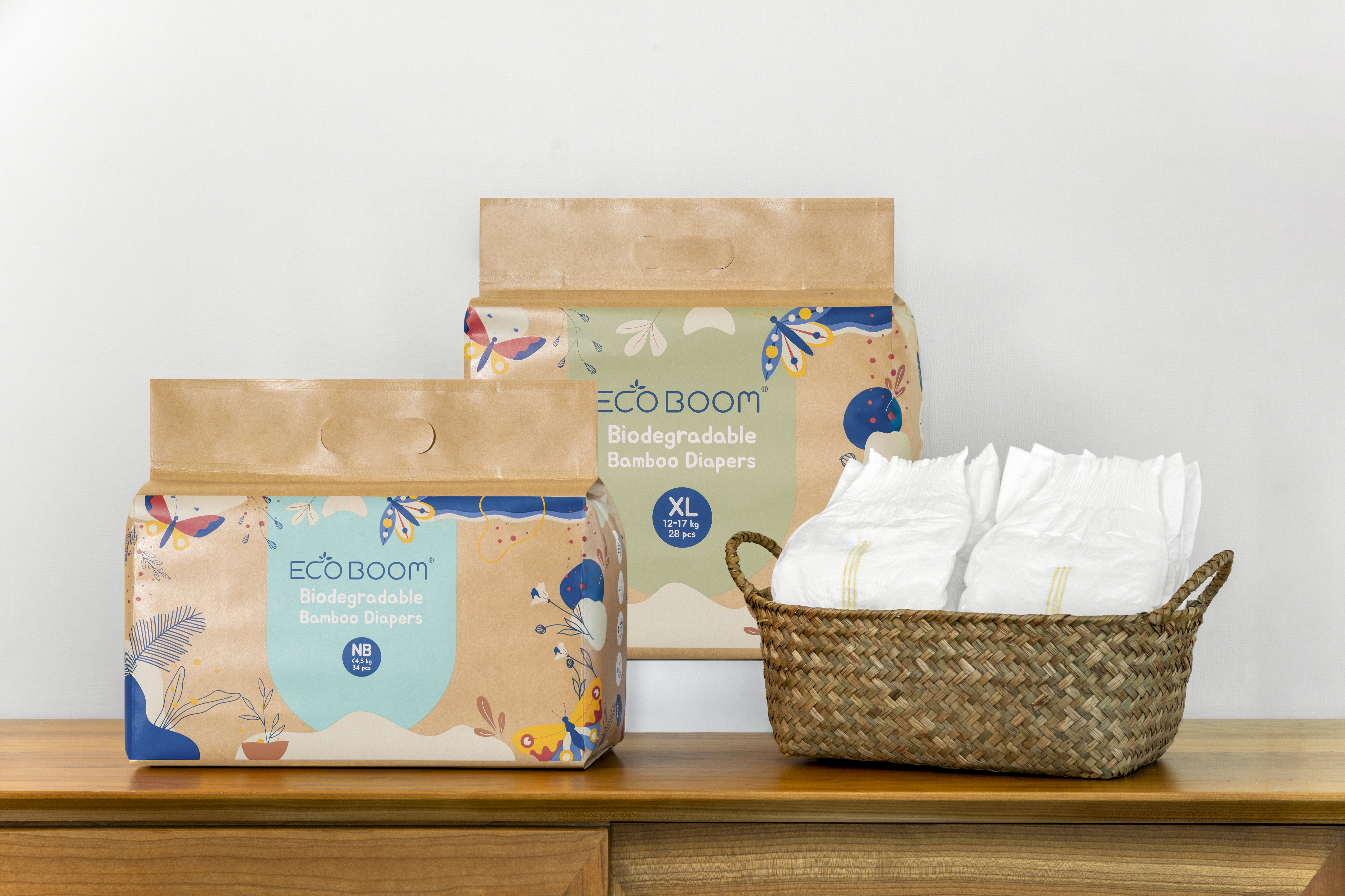 Eco Boom Biodegradable Bamboo Baby Diaper