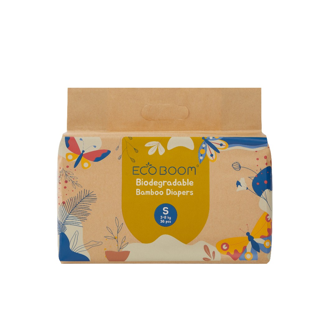 Eco Boom Biodegradable Bamboo Baby Diaper