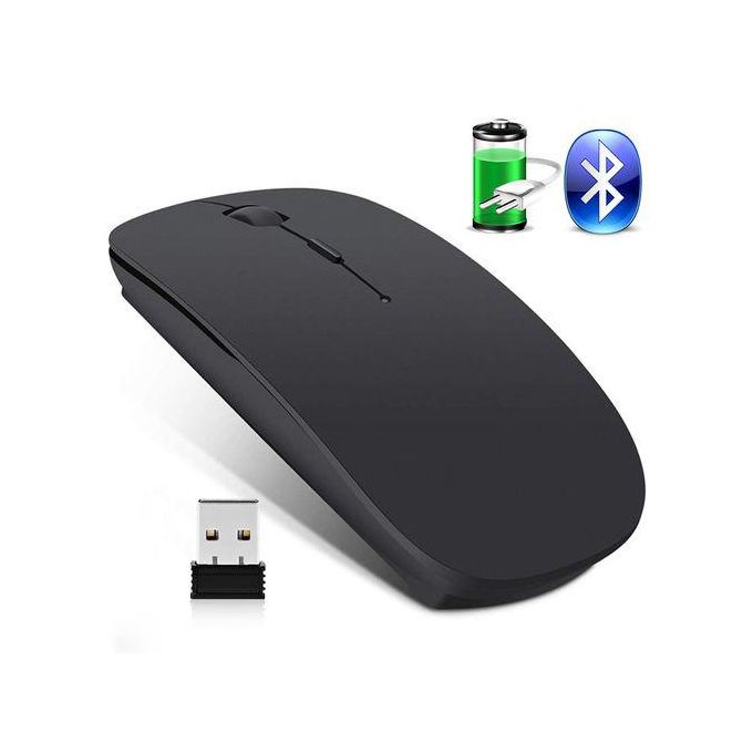 Rechargeable Wireless Mouse Bluetooth Mouse Backlight USB Compatible RGB Rechargeable Mice Silent Backlit Ergonomic Mouse for Laptop PC