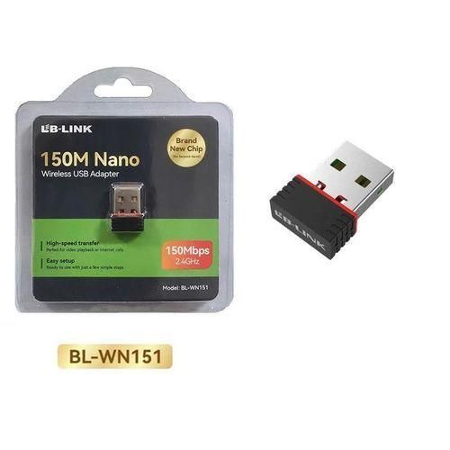 Lb Link 150Mbps NANO WIRELESS USB WIFI ADAPTER / DONGLE BL-WN151-Plag and Play