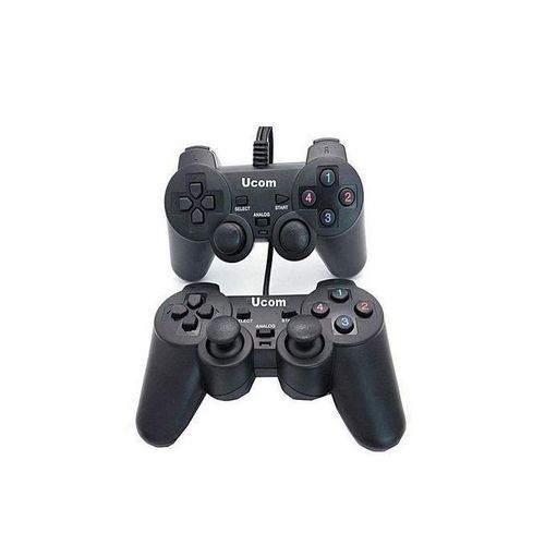 UCOM Dual Shock USB PC Game Pad -DOUBLE UCOM- PC & Android TV Compatible | Multiplayer Gaming