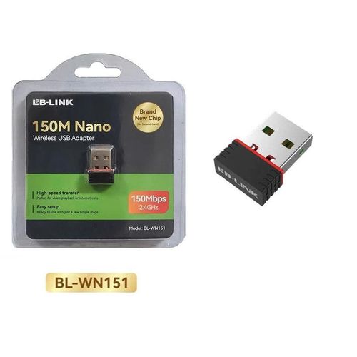 Lb Link 150Mbps NANO WIRELESS USB WIFI ADAPTER / DONGLE BL-WN151-Plag and Play