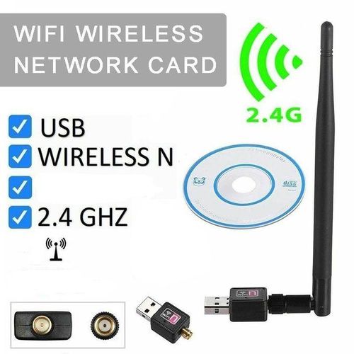 900Mbps Wireless USB WiFi Adapter For Laptop/PC/Desktop With Antennae - With Very High Connection Speed
