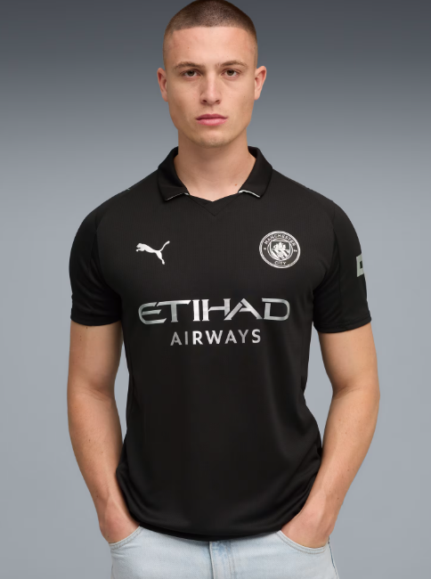 🔥 /Man City Black  Away jersey / Manchester city 2025/26 black Kit / – END SEASON CLEARANCE SALE
