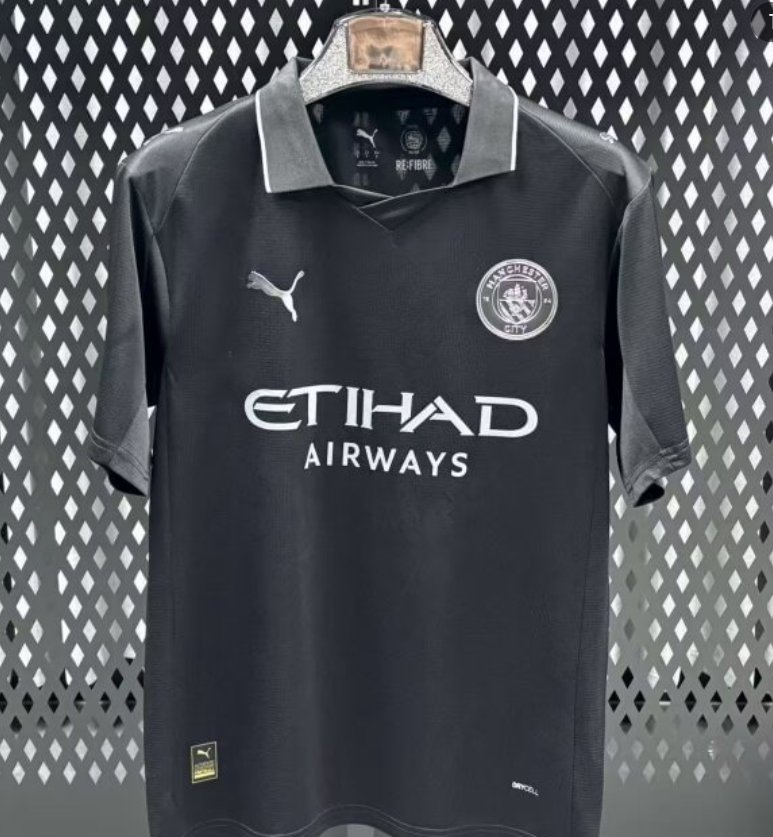 🔥 /Man City Black  Away jersey / Manchester city 2025/26 black Kit / – END SEASON CLEARANCE SALE