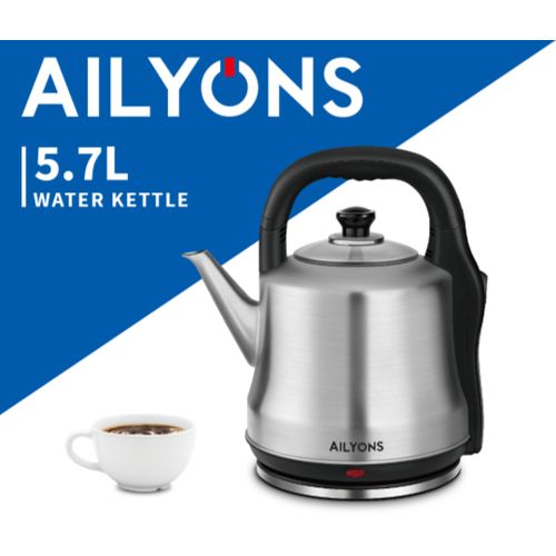 Nunix 5.7 Litres Electric Kettle – Extra Large & Fast Boiling! 🔥
Enjoy powerful and efficient boiling with the Nunix 5.7L electric kettle, designed for big households, offices, and tea points that ne