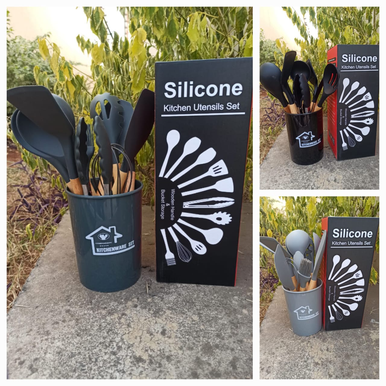 12PCS Silicone Spoon Set – durable, stylish & perfect for everyday cooking!
☑️ Complete 12-piece set – covers all your kitchen needs
☑️ High-quality food-grade silicone – safe & long-lasting
☑️ Heat-r