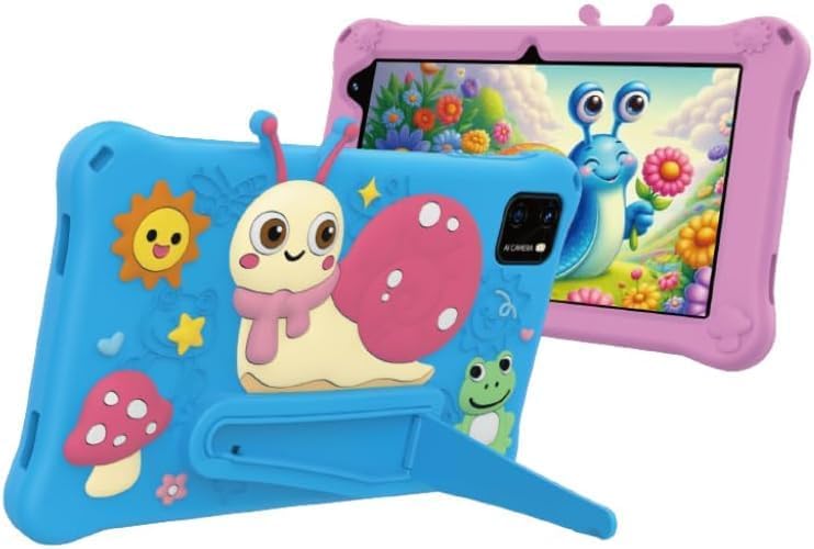 Modio M796"7-INCH DISPLAY 5G KIDS STUDY TABLET 6GB RAM + 256 GB ROM ,BATTERY 4000mAh SIM CARD ENABLED -WI-FI + WATCH