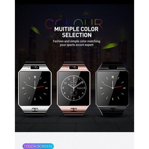 Smart2030 W007 Bluetooth Smartwatch with Camera, SIM Slot & Music Player