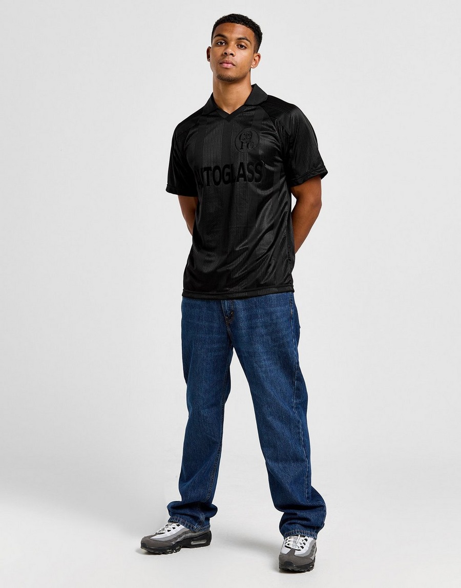 Original CHELSEA FC Black Out Shirt Vintage Retro Kit Football Jersey ; Best Quality Chelsea Jersey Retro Kit