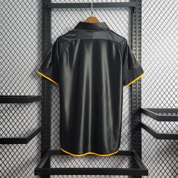Original REAL MADRID HOME JERSEY- Classic Teka Black Edition Retro Kit Football Jersey ; Best Quality Unisex Real Madrid - Classic Teka Edition Jersey Retro Kit