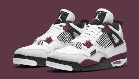 AUTHENTIC AIR JORDAN 4 RETRO PSG Sneakers, High Quality Fashion Men's Shoes J4 Sneakers