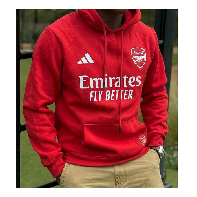ARSENAL HOME HOODIE; Best Quality New Season Arsenal Hoodies, Unisex Adult Heavy Warm Hoodies With a Pocket And Adjustable Drawstrings