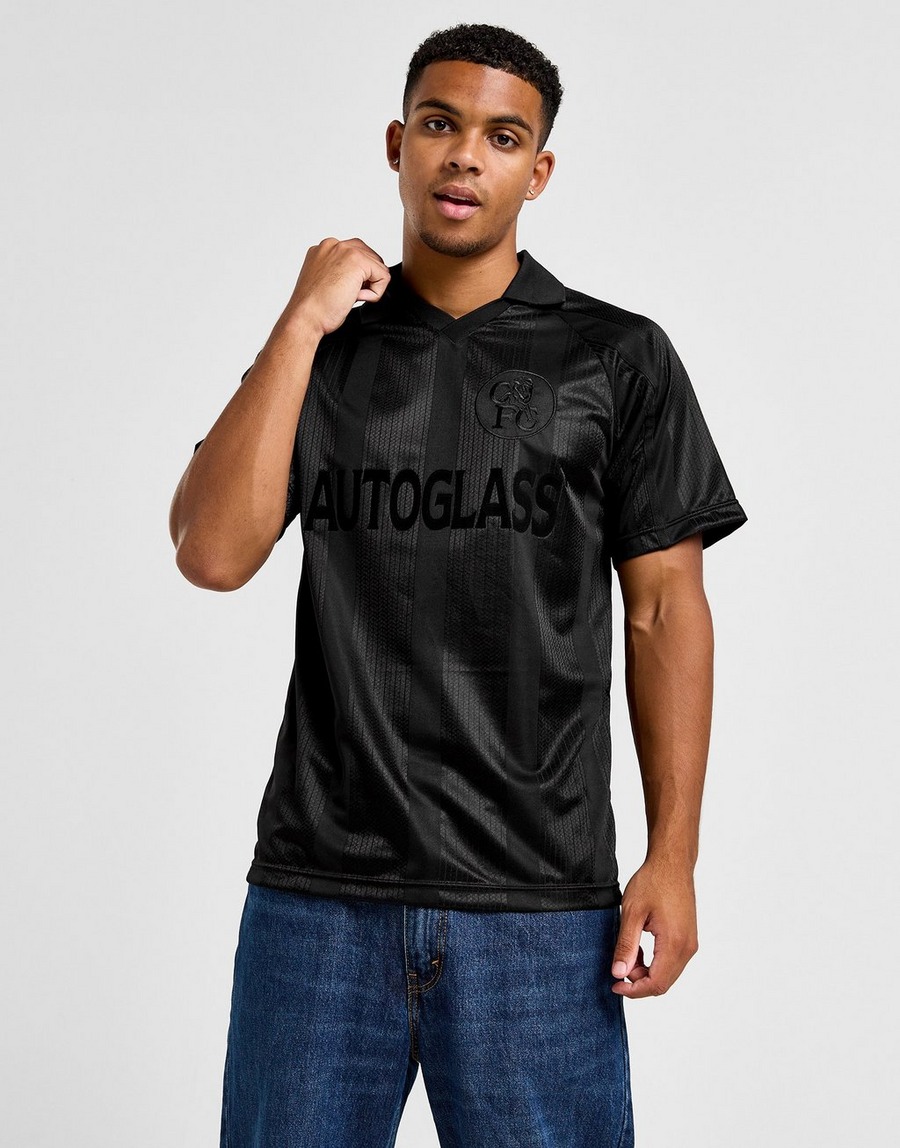 Original CHELSEA FC Black Out Shirt Vintage Retro Kit Football Jersey ; Best Quality Chelsea Jersey Retro Kit