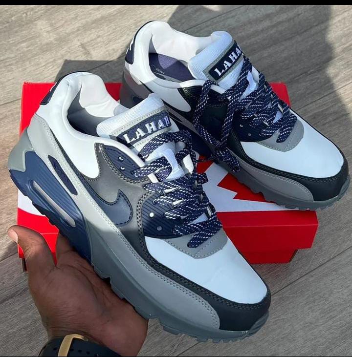 Original Air Max 90 NRG ''Lahar Blue'' Unisex Sneakers ;Authentic & Best Quality Men's Shoes/Women's Shoes Air Max Sneakers
