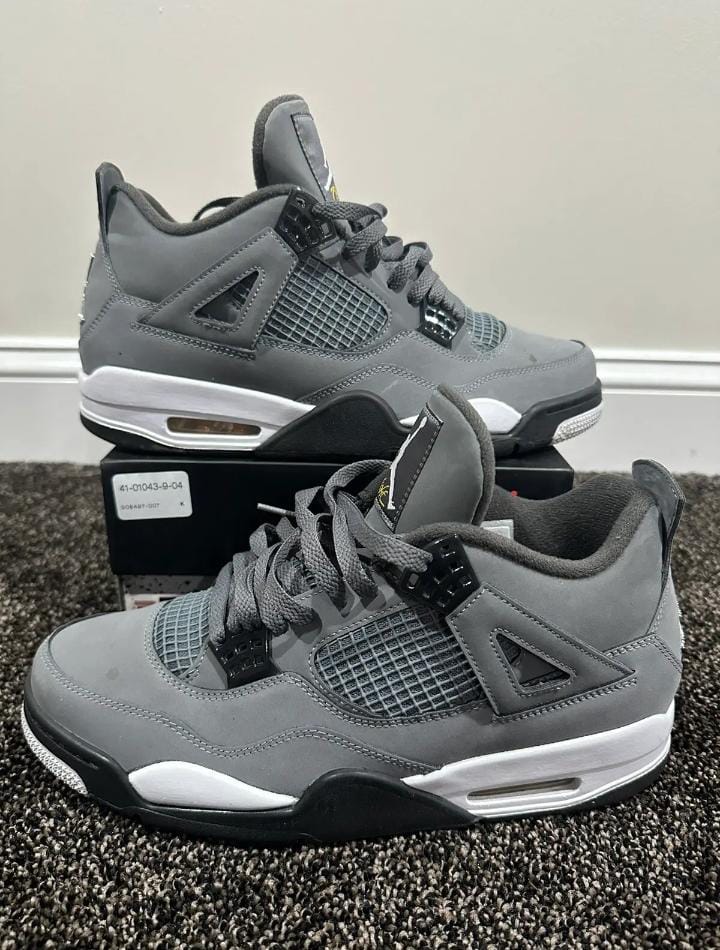AUTHENTIC AIR JORDAN 4 RETRO Sneakers, High Quality Fashion Men's Shoes J4 Sneakers