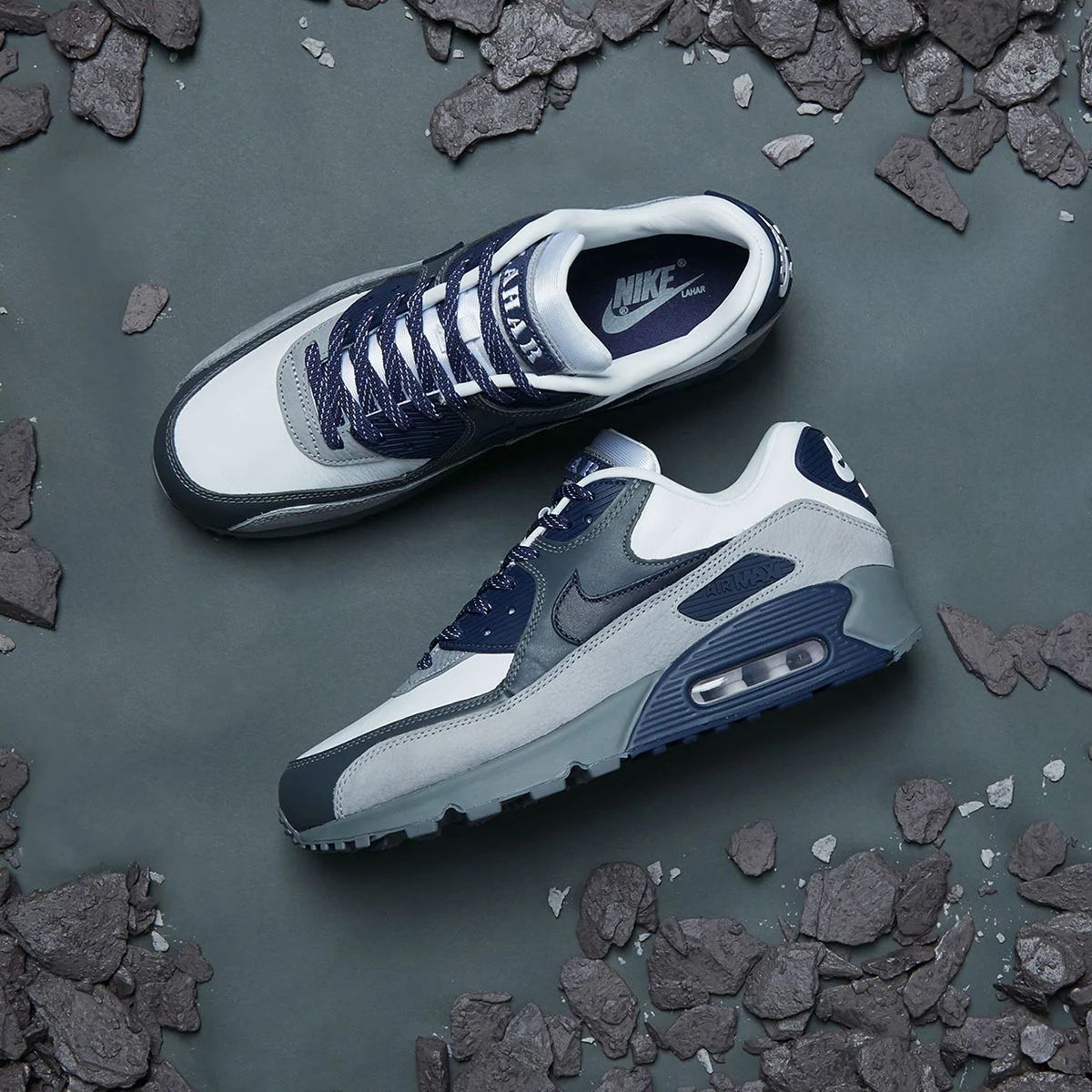 Original Air Max 90 NRG ''Lahar Blue'' Unisex Sneakers ;Authentic & Best Quality Men's Shoes/Women's Shoes Air Max Sneakers