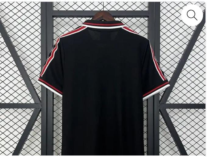 Original 98/99 MANCHESTER UNITED Black Third Vintage Retro Kit Football Jersey ; Best Quality Unisex Man U Jersey Retro Kit